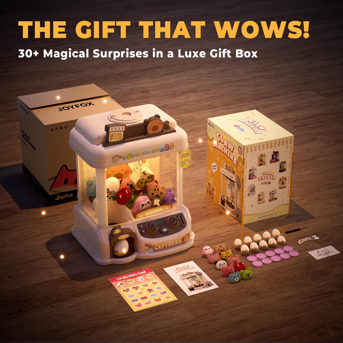Claw Machine with 30 Starter Prizes F410