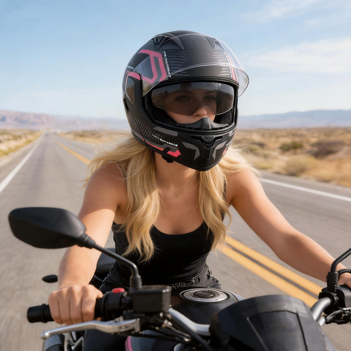 Modular Flip-Up Full Face Motorcycle Helmet S6555