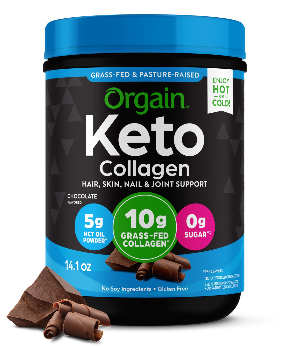 Chocolate Grass Fed Hydrolyzed Collagen Protein Powder T58392