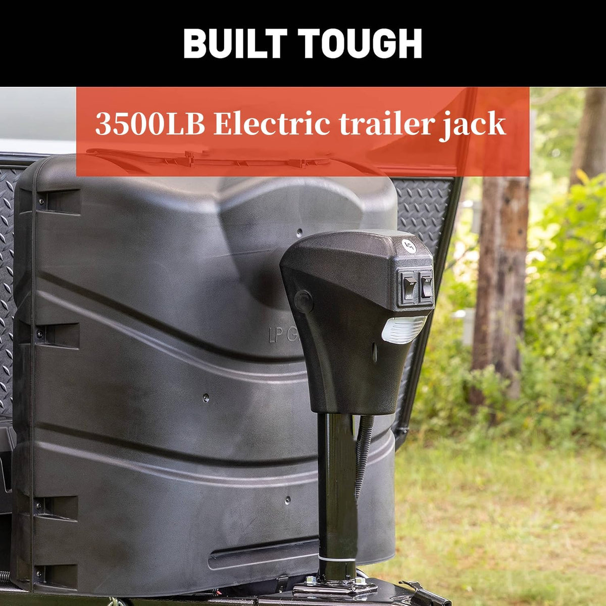 Electric Trailer Jack 3500 Lbs 18" Lift F506930