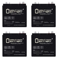 6V 210AH Dual Terminal SLA Replacement Battery 4 Pack S76054