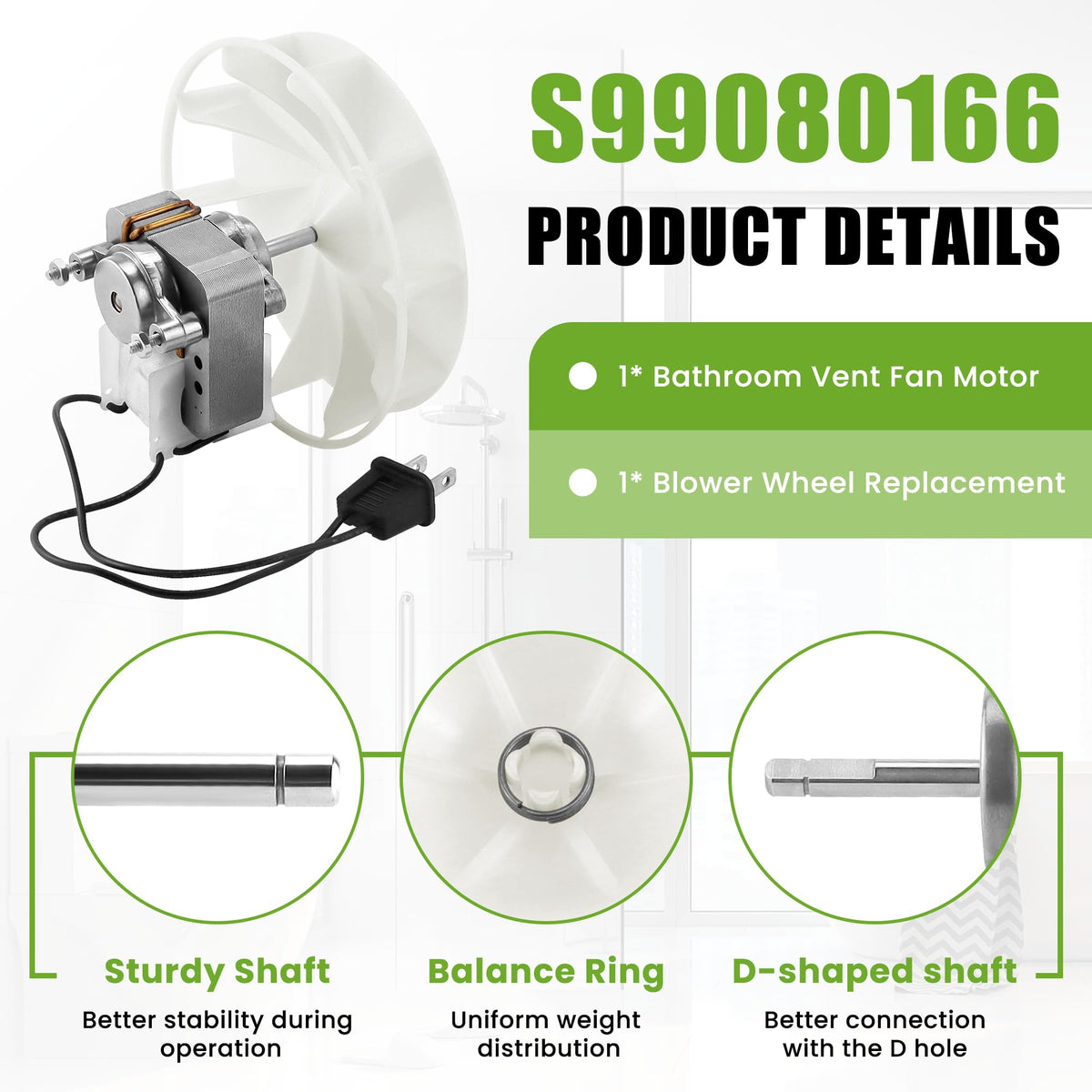 Bath Fan Motor A945