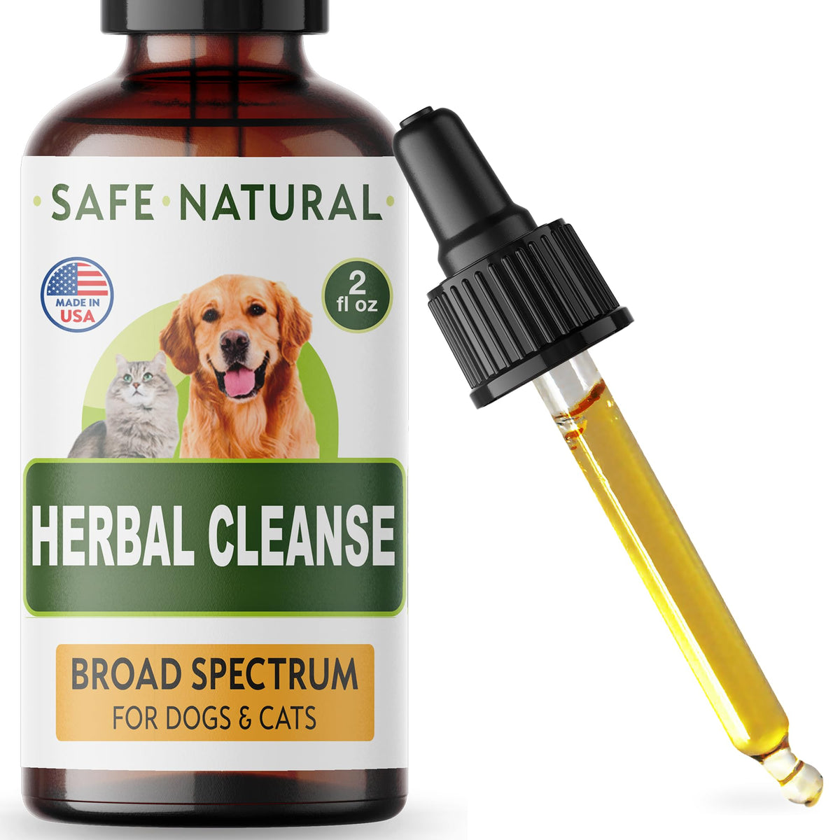 Herbal Cleanse for Cats and Dogs 2.0FlOz A5463