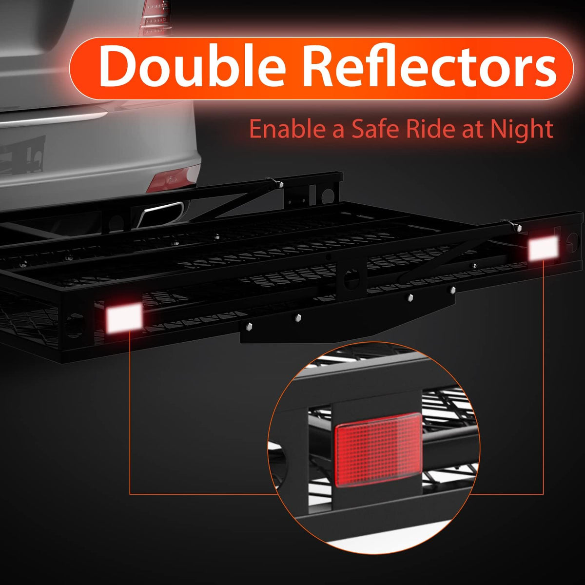 Hitch Cargo Carrier with Ramp L3806