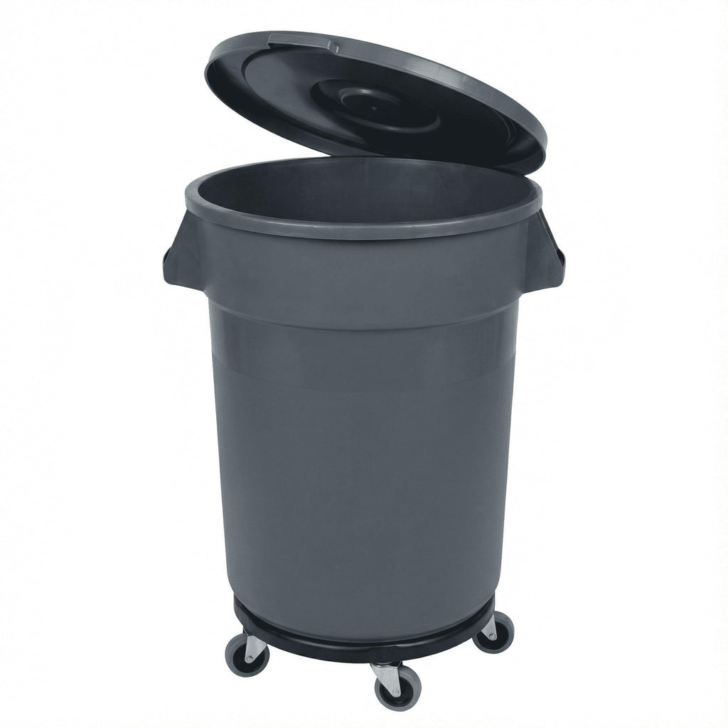 32 Gallon Outdoor Trash Can with Lid and Wheels Q60983