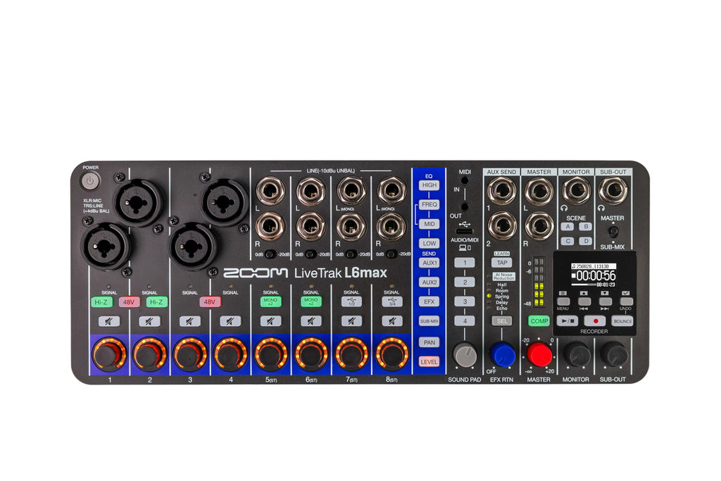 LiveTrak L6max Mixer/Recorder V4332