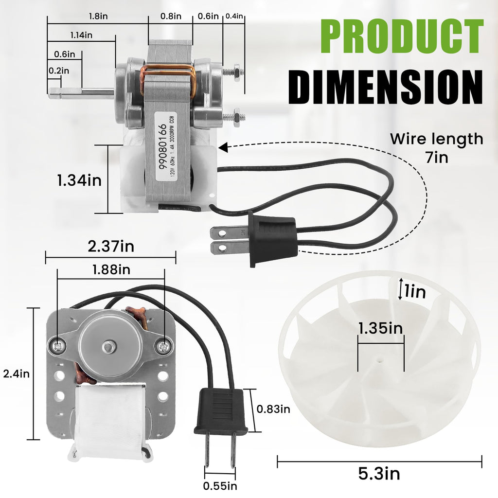 Bath Fan Motor A945