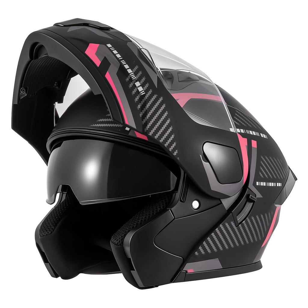 Modular Flip-Up Full Face Motorcycle Helmet S6555