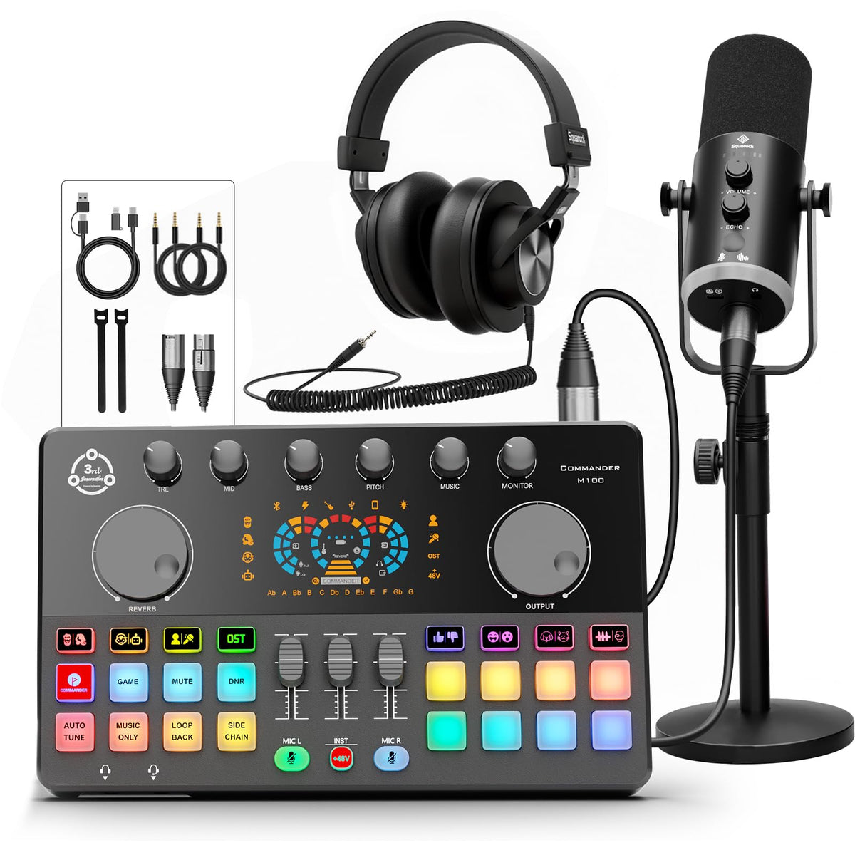 XLR/USB Dynamic Mic with Audio Interface M2960