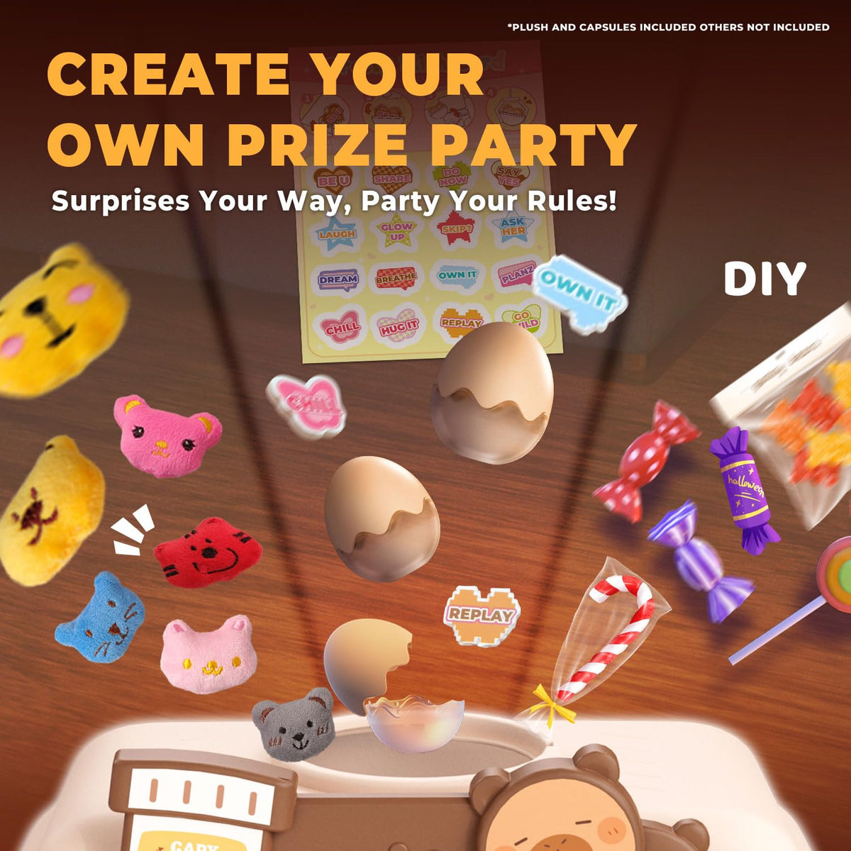 Claw Machine with 30 Starter Prizes F410