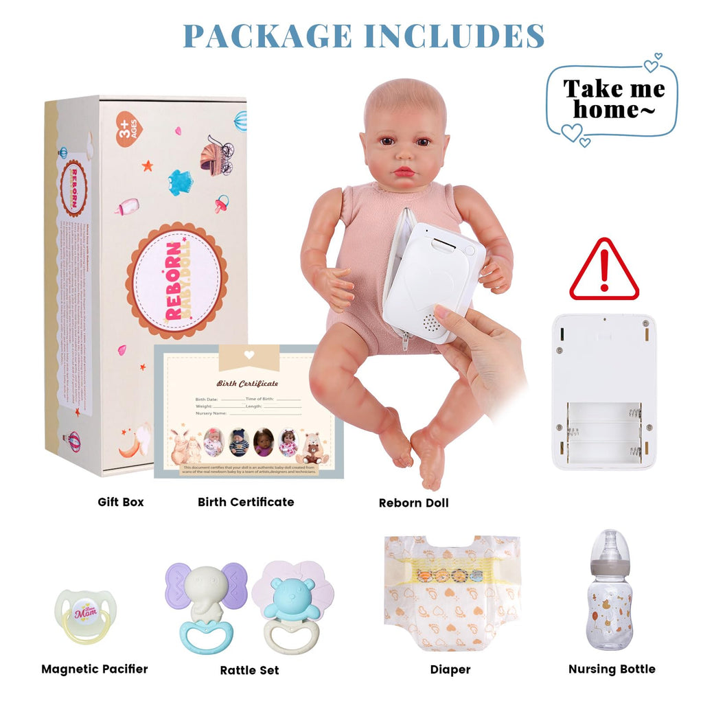 Reborn Baby Dolls with Breathing, Heartbeat, Coos & Conversation P849535