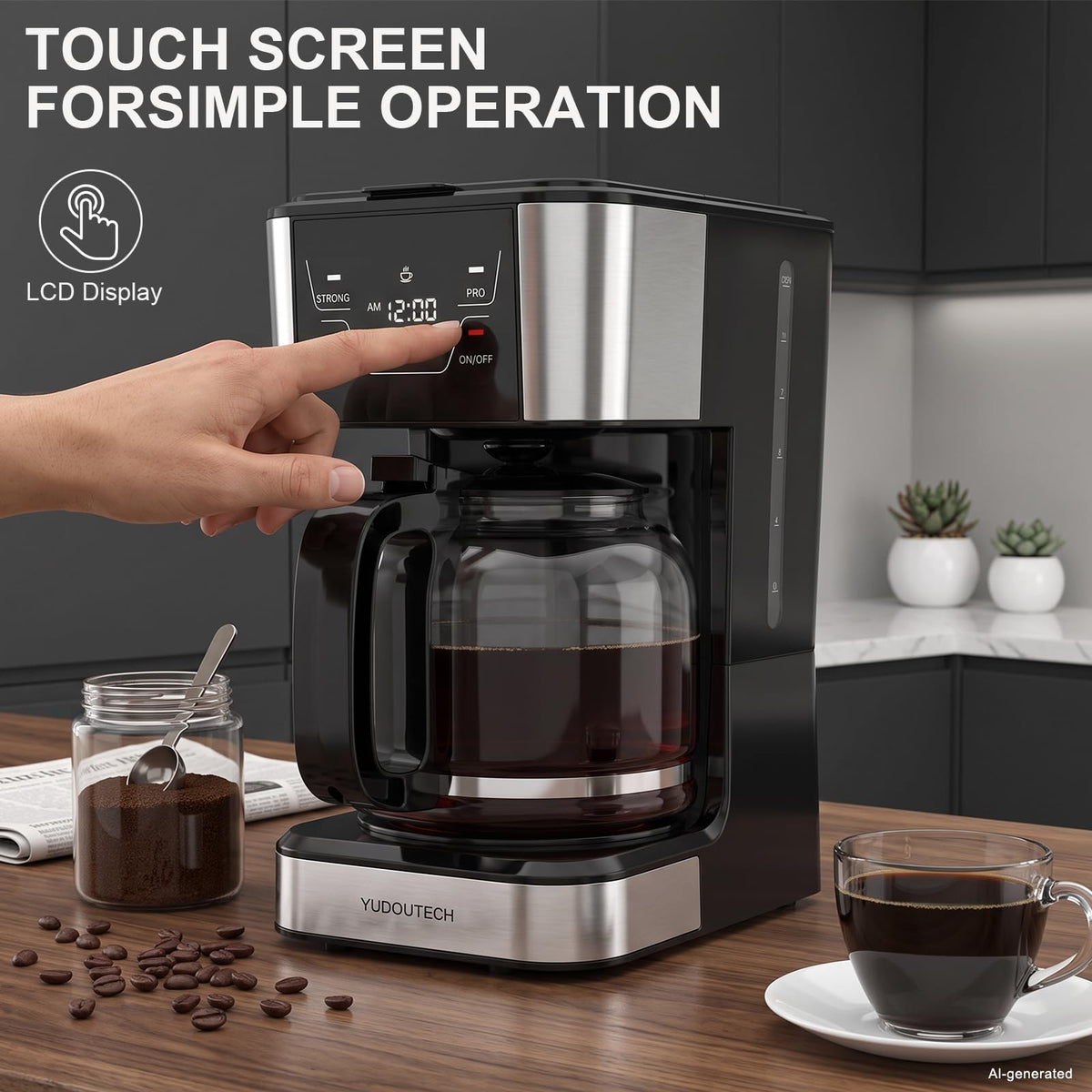 12-Cup Programmable Drip Coffee Maker G654751