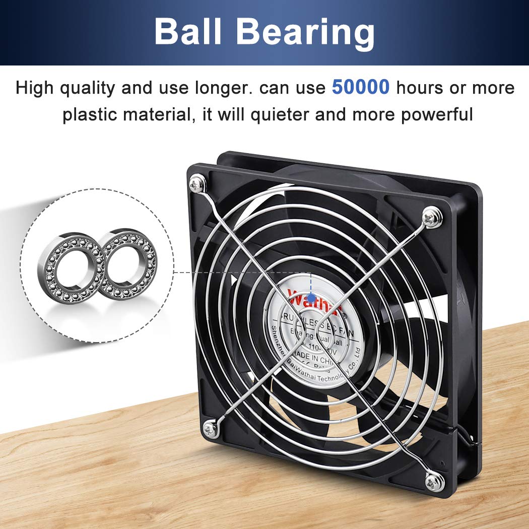80mm 120mm AC Cooling Fan 2 Pack U598450