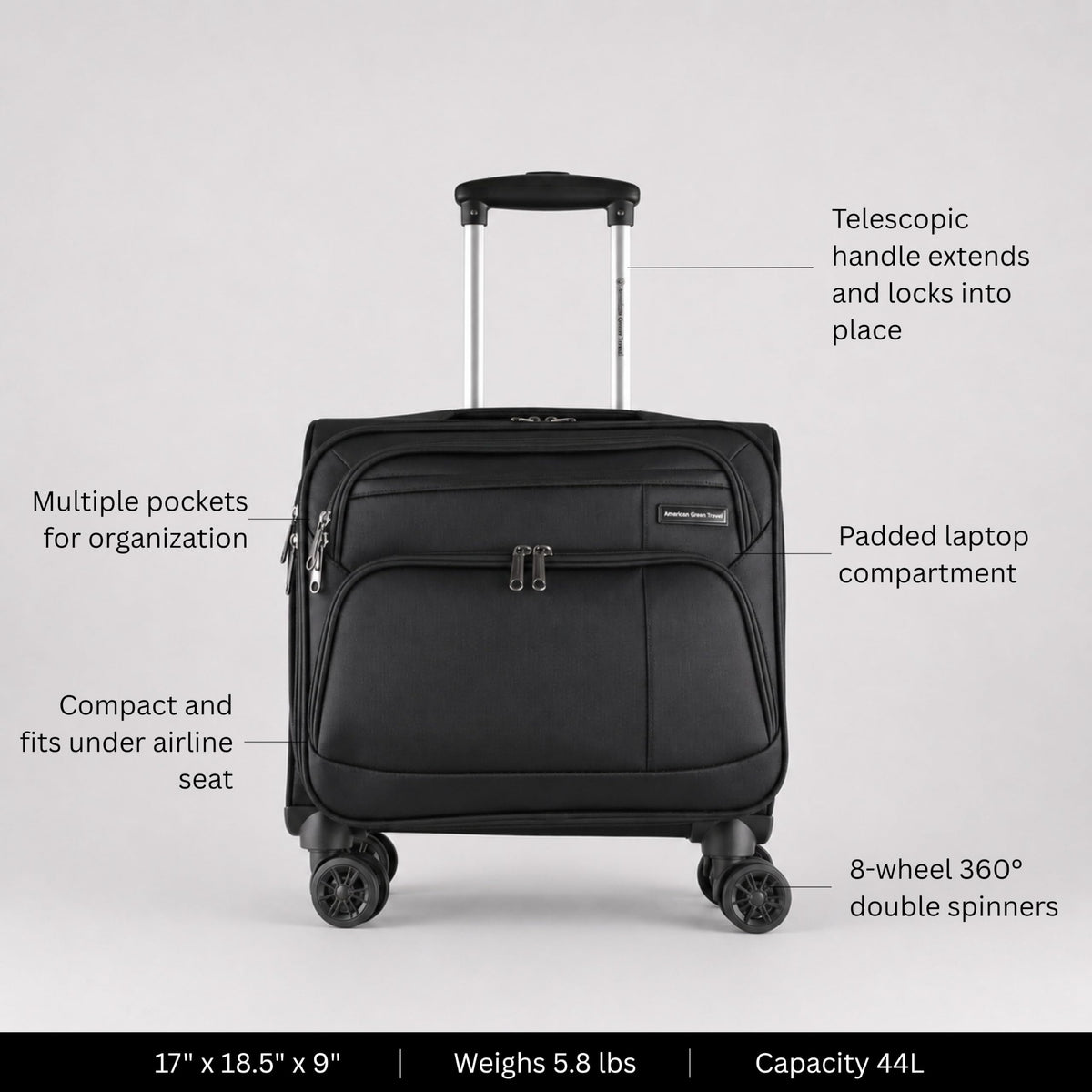 Carry-On Spinner Briefcase M14854