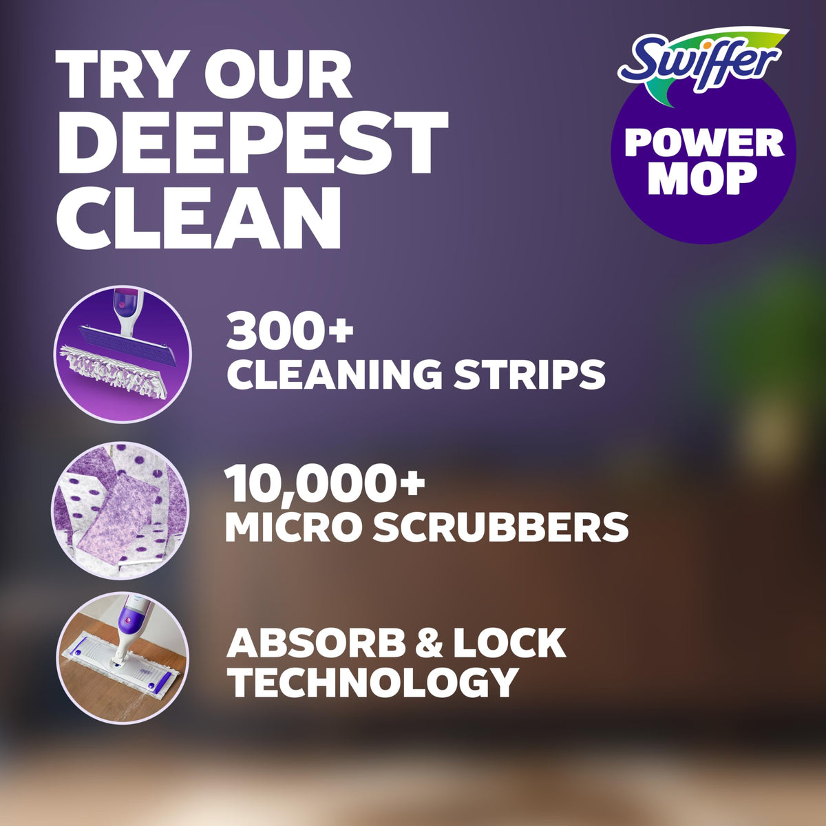 PowerMop Mopping Kit, Multi-Surface and Wood P752890