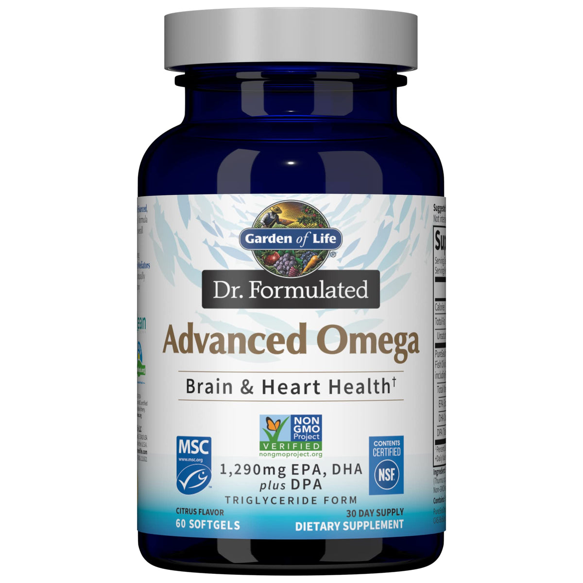 Omega 3 Fish Oil, 60 Softgels S496