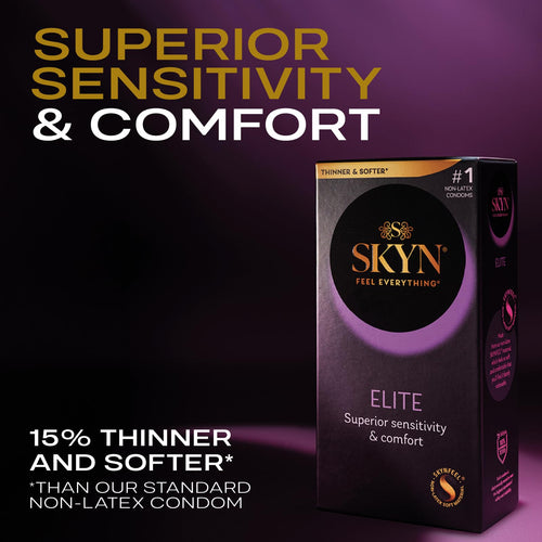 10 Count Ultra-Thin Lubricated Latex-Free Condoms H7258