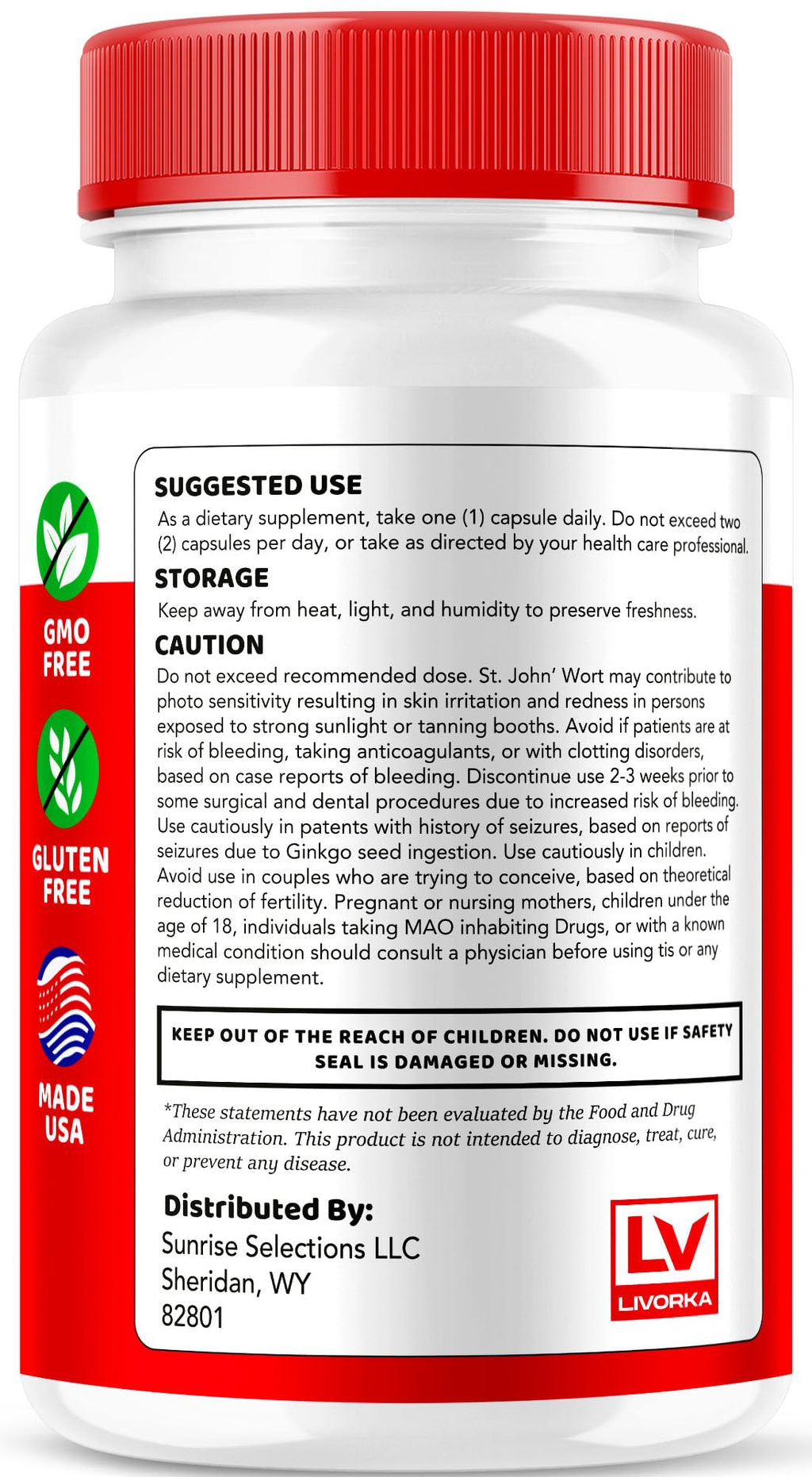 90 Capsules Supplement U5609