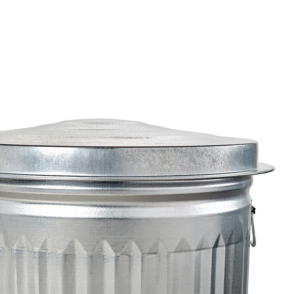 31 Gallon Galvanized Steel Storage Can with Lid U38599