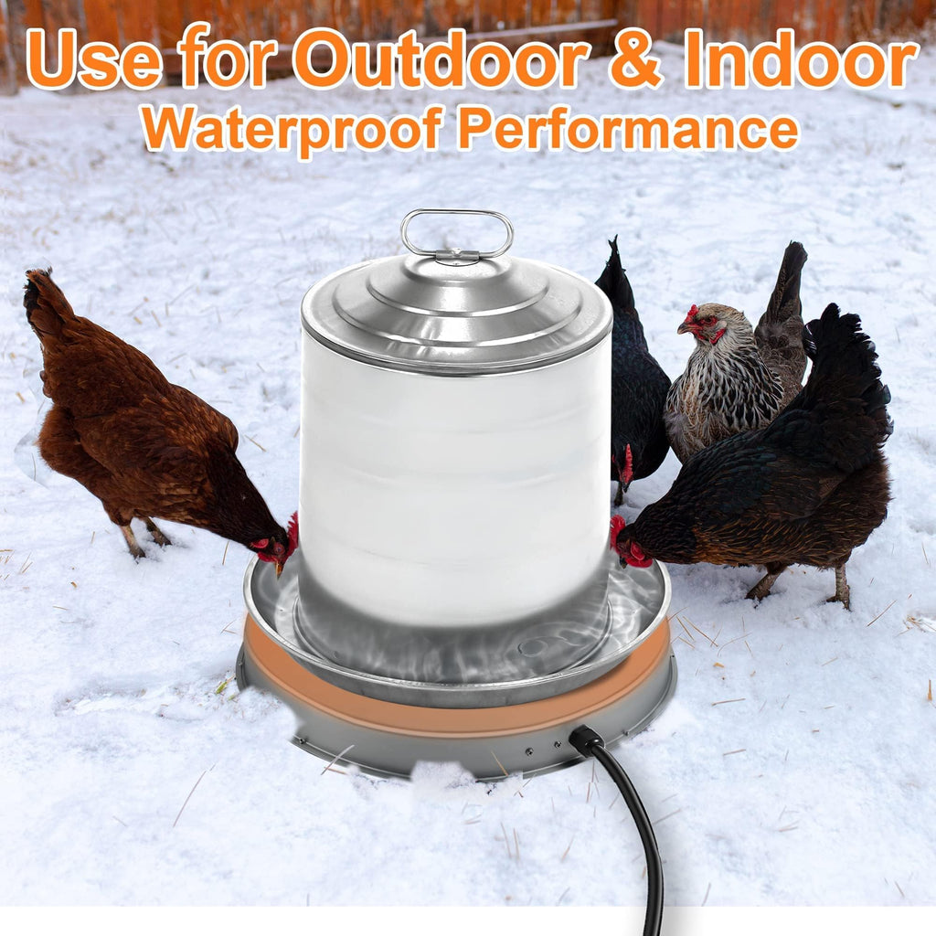 Heated Chicken Waterer 5 Gallon 125W Q8384