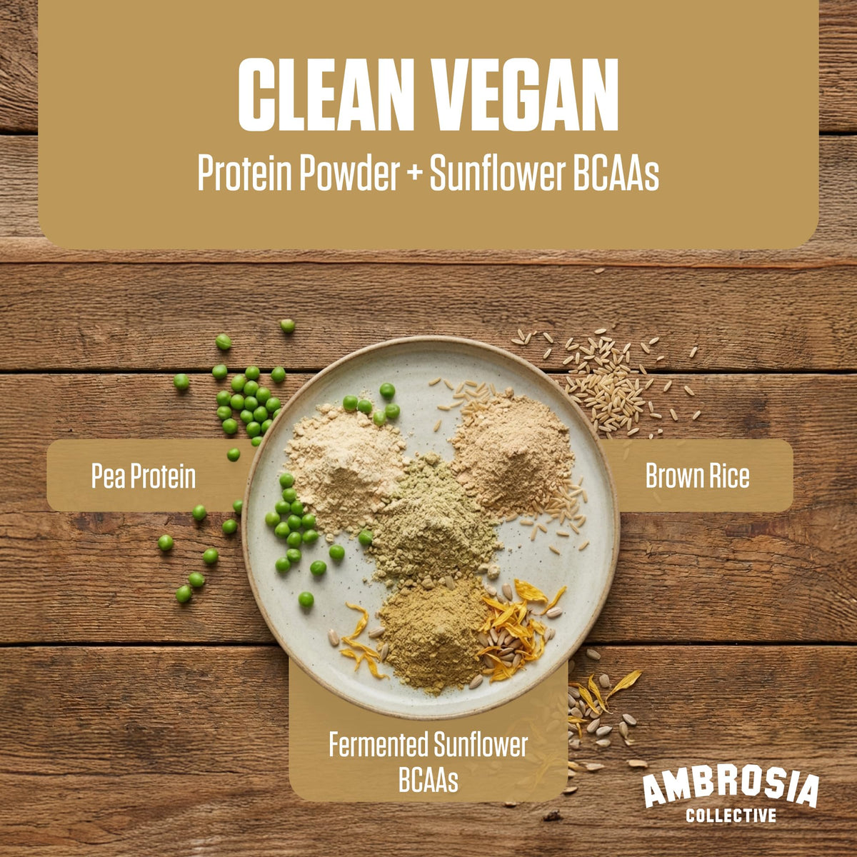 Plant Based Vegan Pea Protein Powder 20g Vanilla E860897