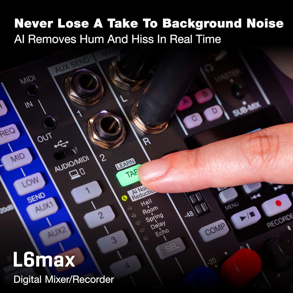 LiveTrak L6max Mixer/Recorder V4332