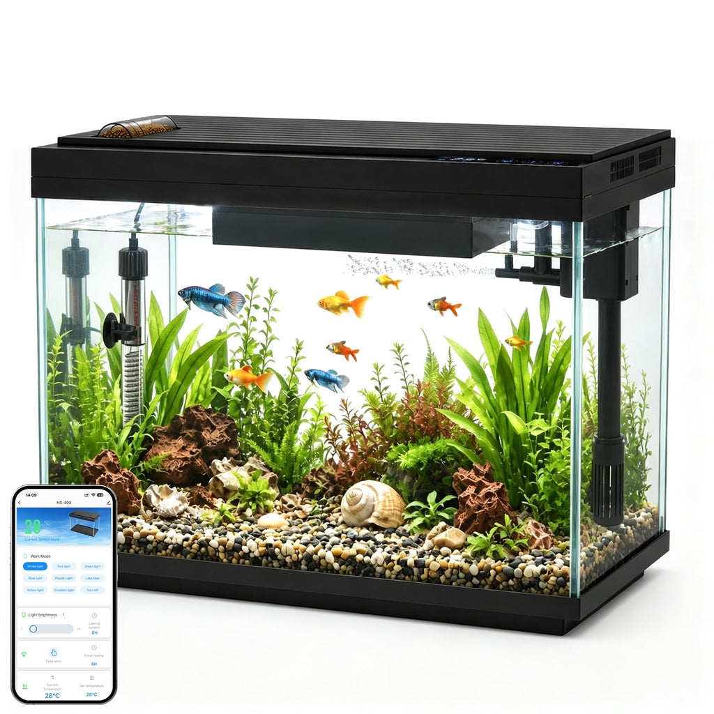 5 Gallon Aquarium Kit Ultra-White Glass P5186