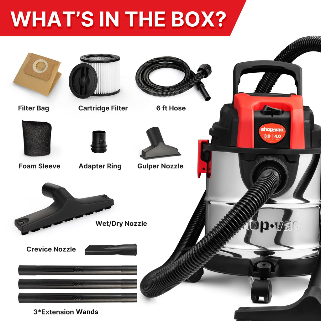 3 Gallon Wet/Dry Vacuum with Blower X726169