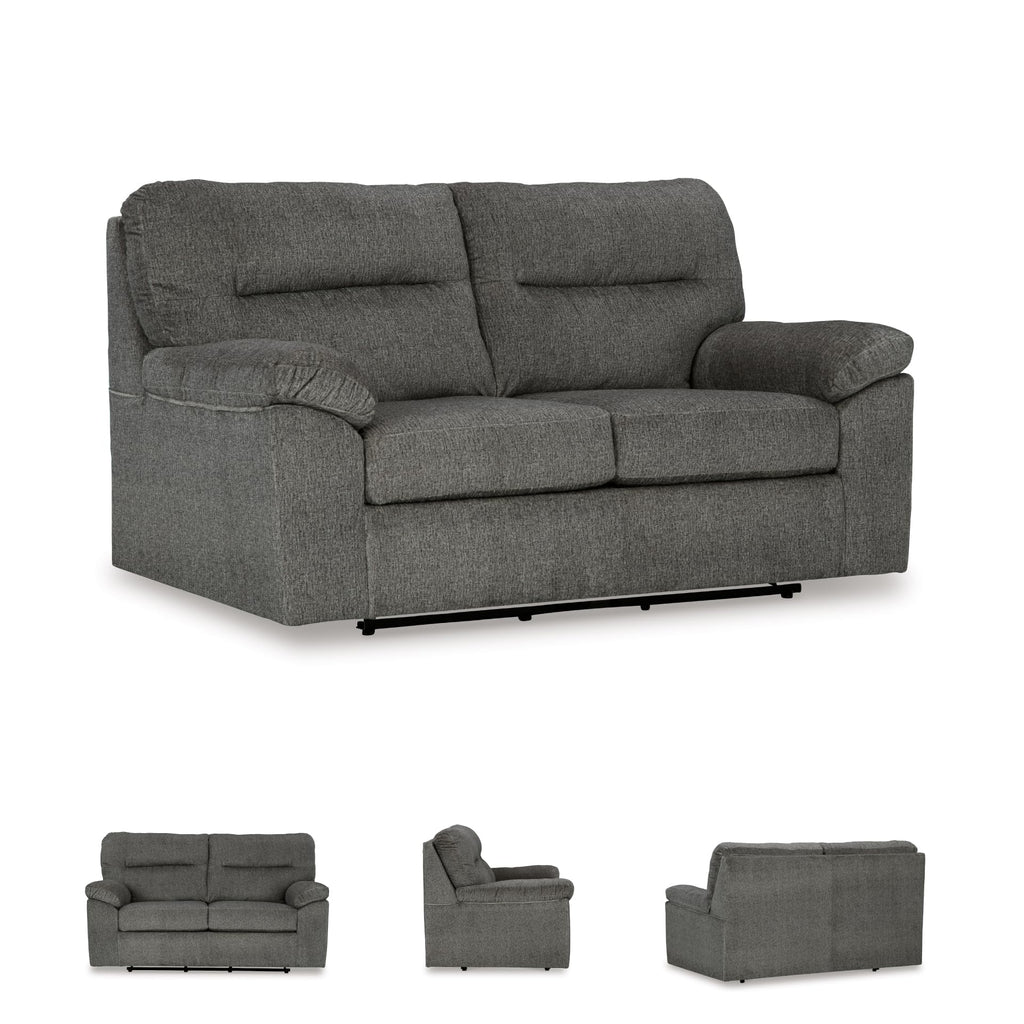 Light Gray Glider Loveseat O4419