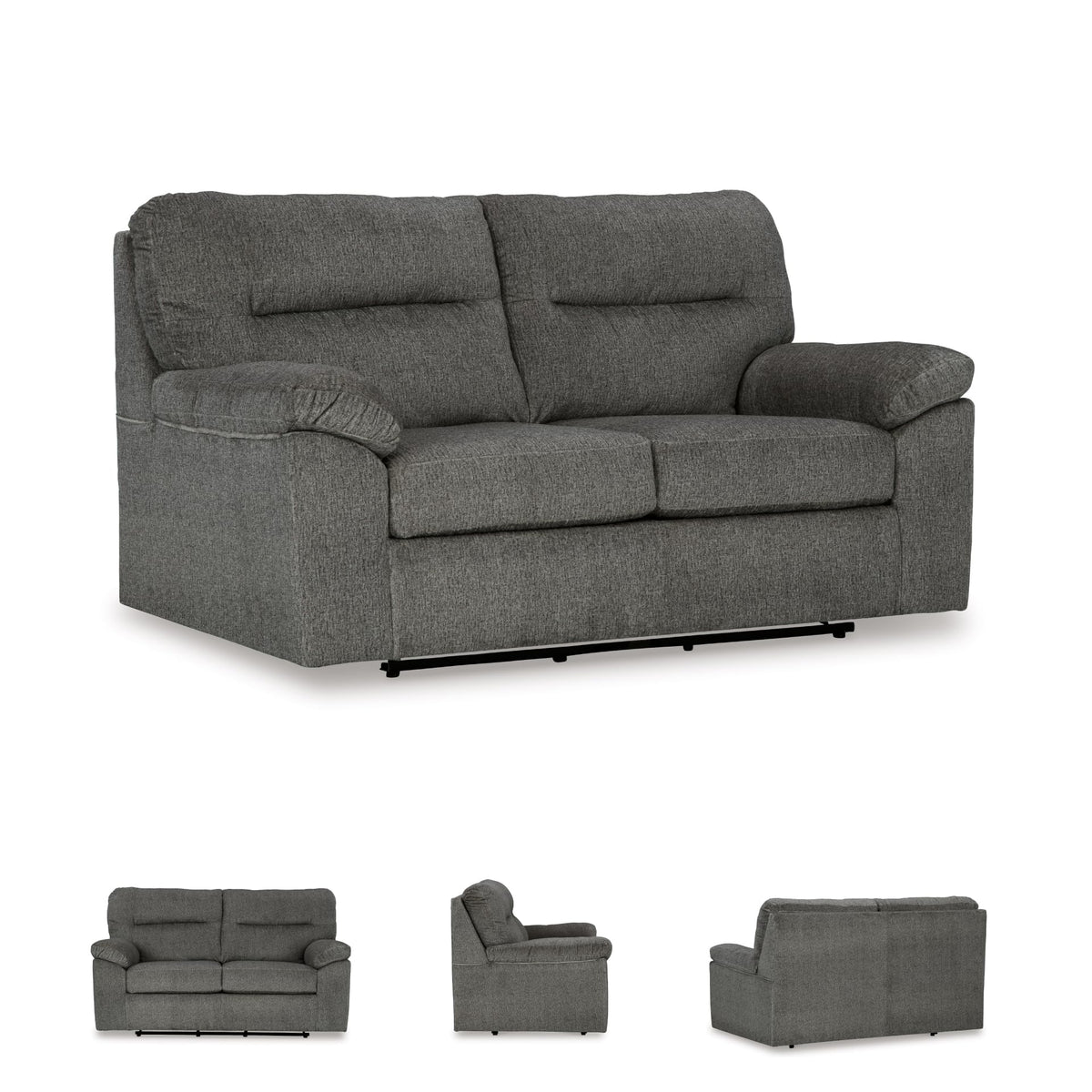 Light Gray Glider Loveseat O4419