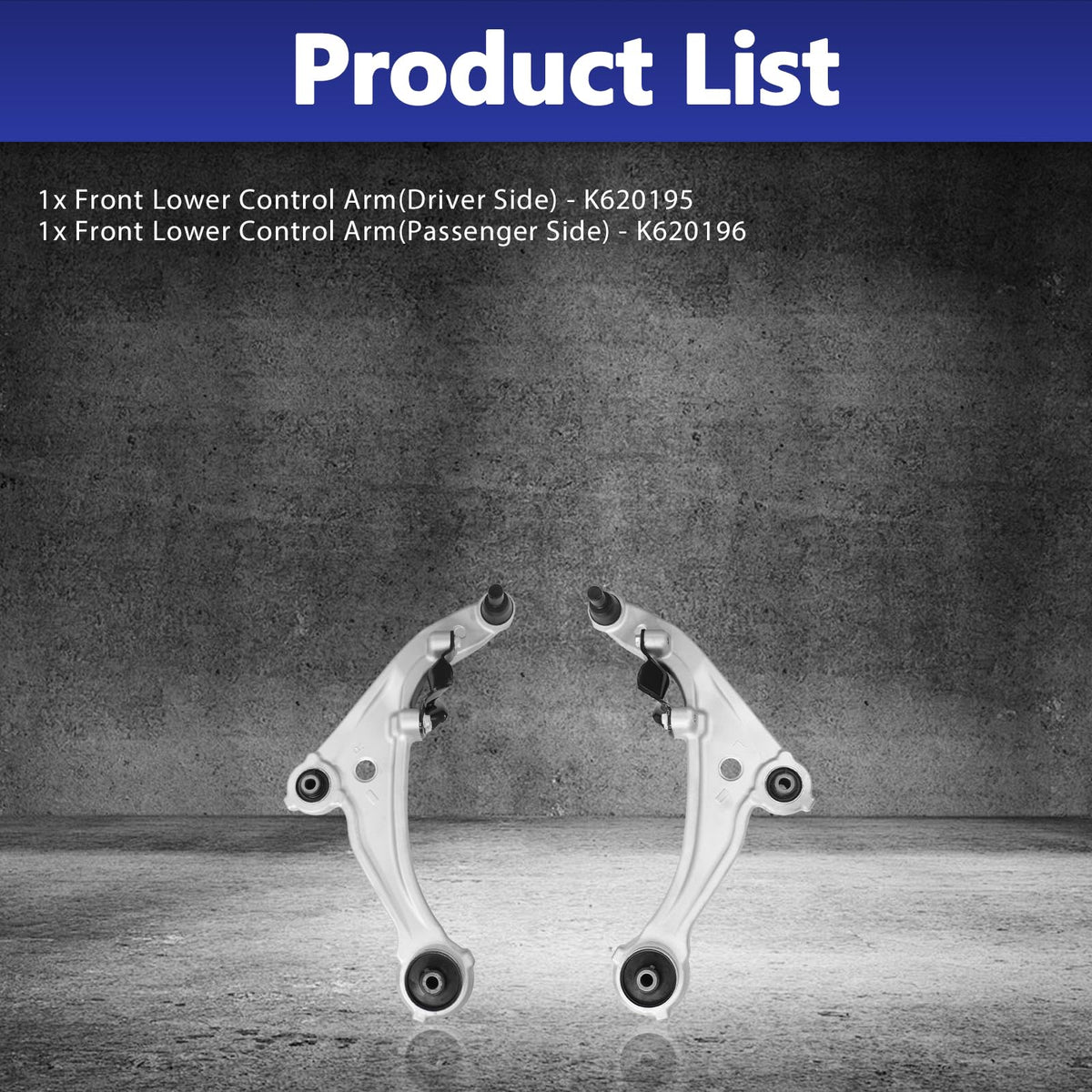 Lower Control Arm with Ball Joint Assembly S399