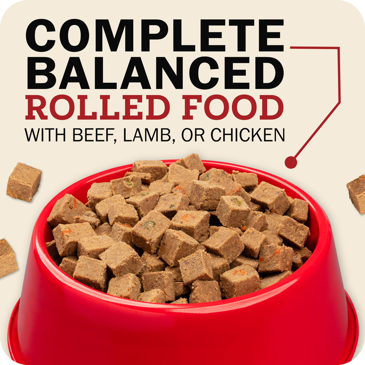Grain Free Beef Dog Food 3 lb 10 Rolls Y330