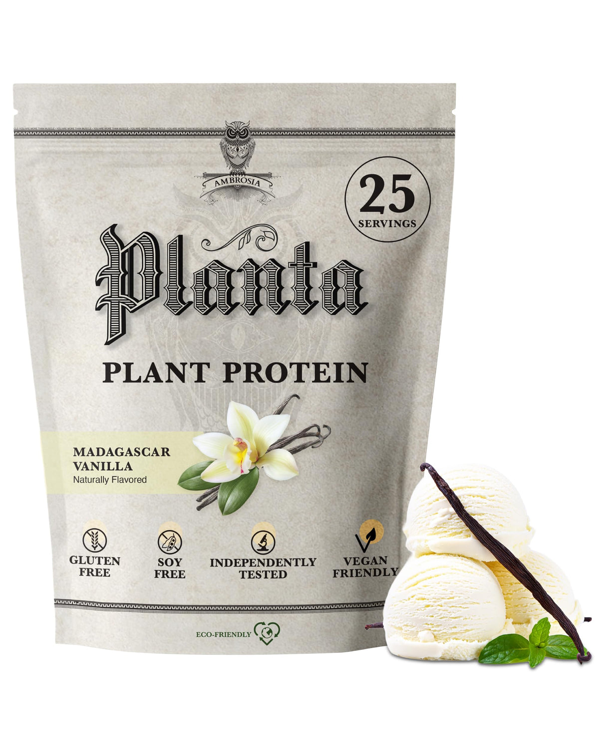 Plant Based Vegan Pea Protein Powder 20g Vanilla E860897