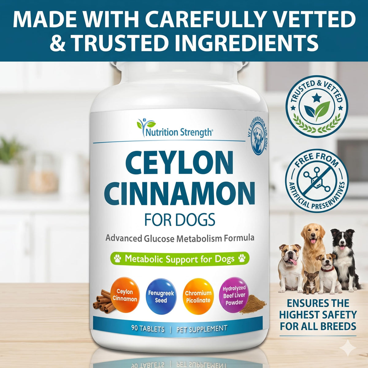 Cinnamon 90 Tablets V2374