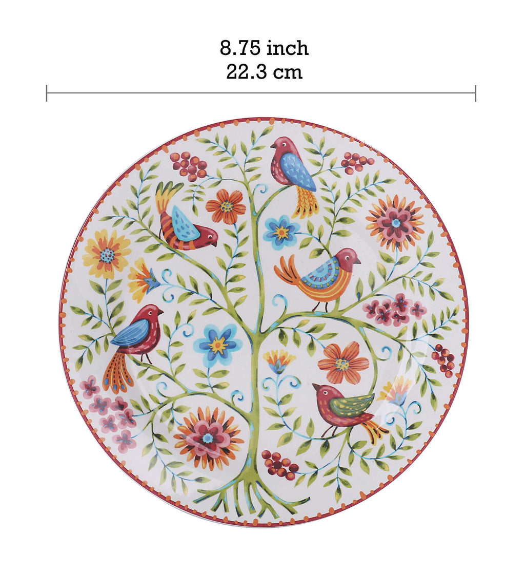 Red Ceramic 16 pcs Dinnerware Set, Service for 4 O927