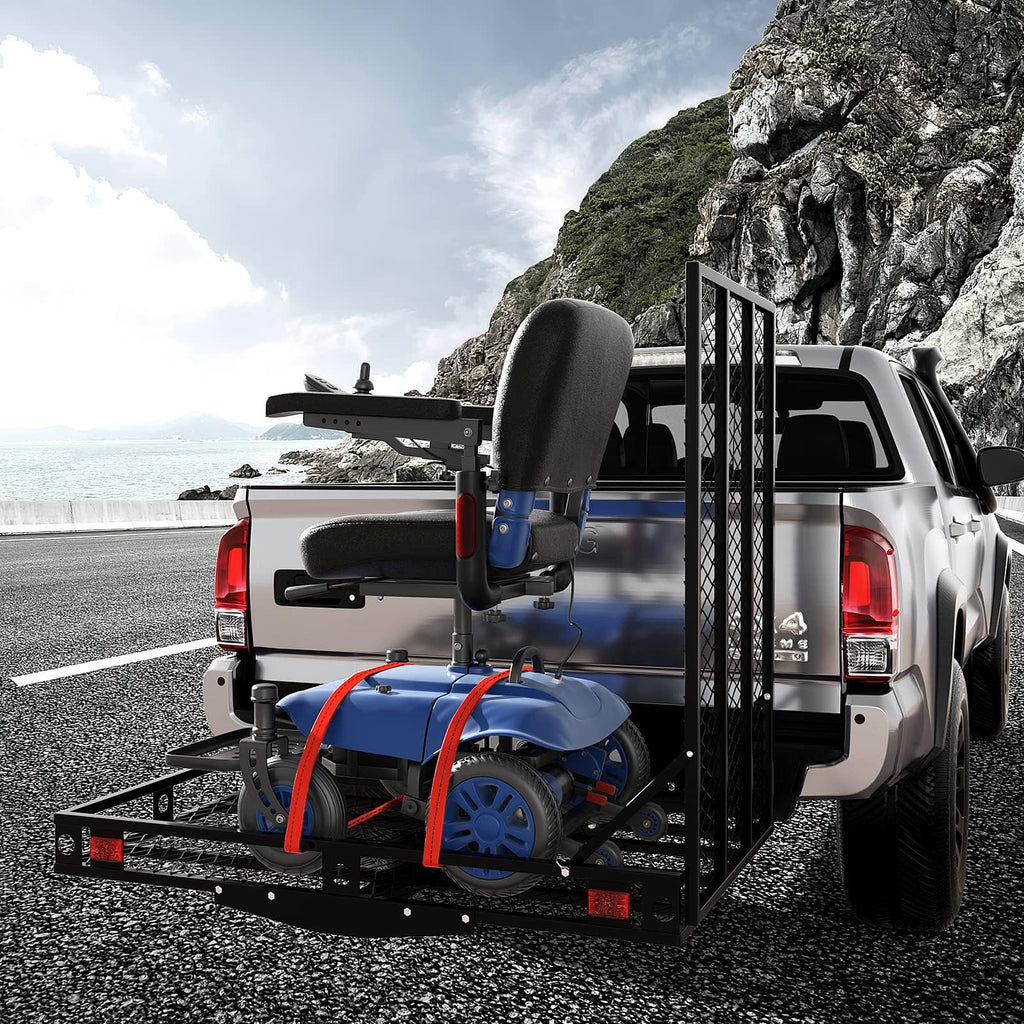 Hitch Cargo Carrier with Ramp L3806