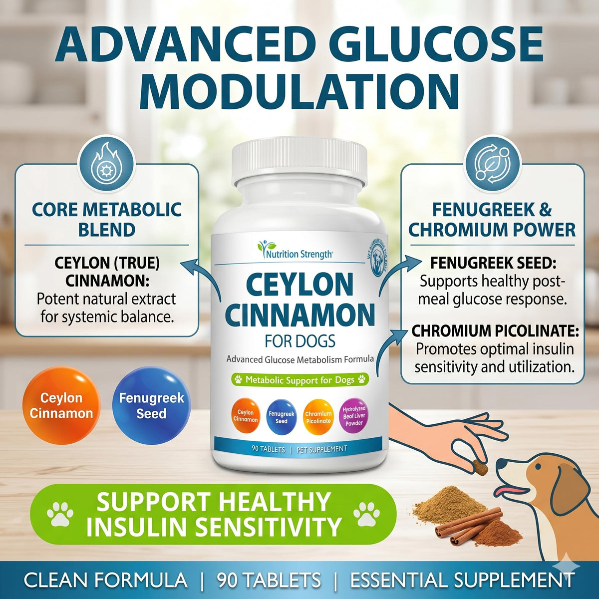 Cinnamon 90 Tablets V2374