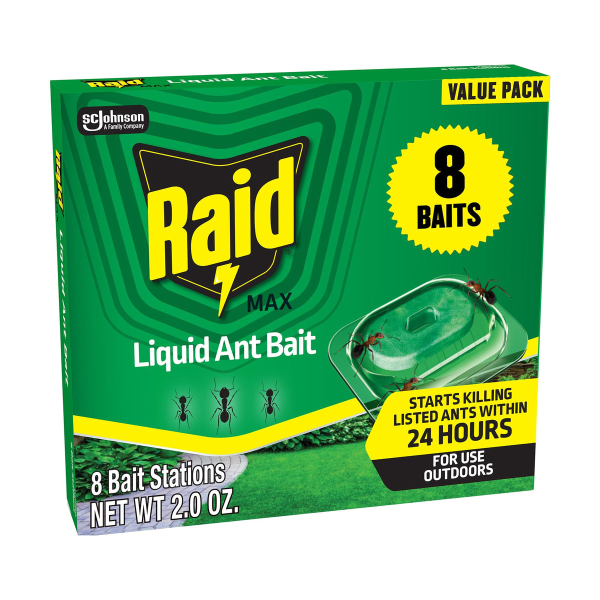Liquid Ant Bait 8 Bait Stations 2 fl oz C481887