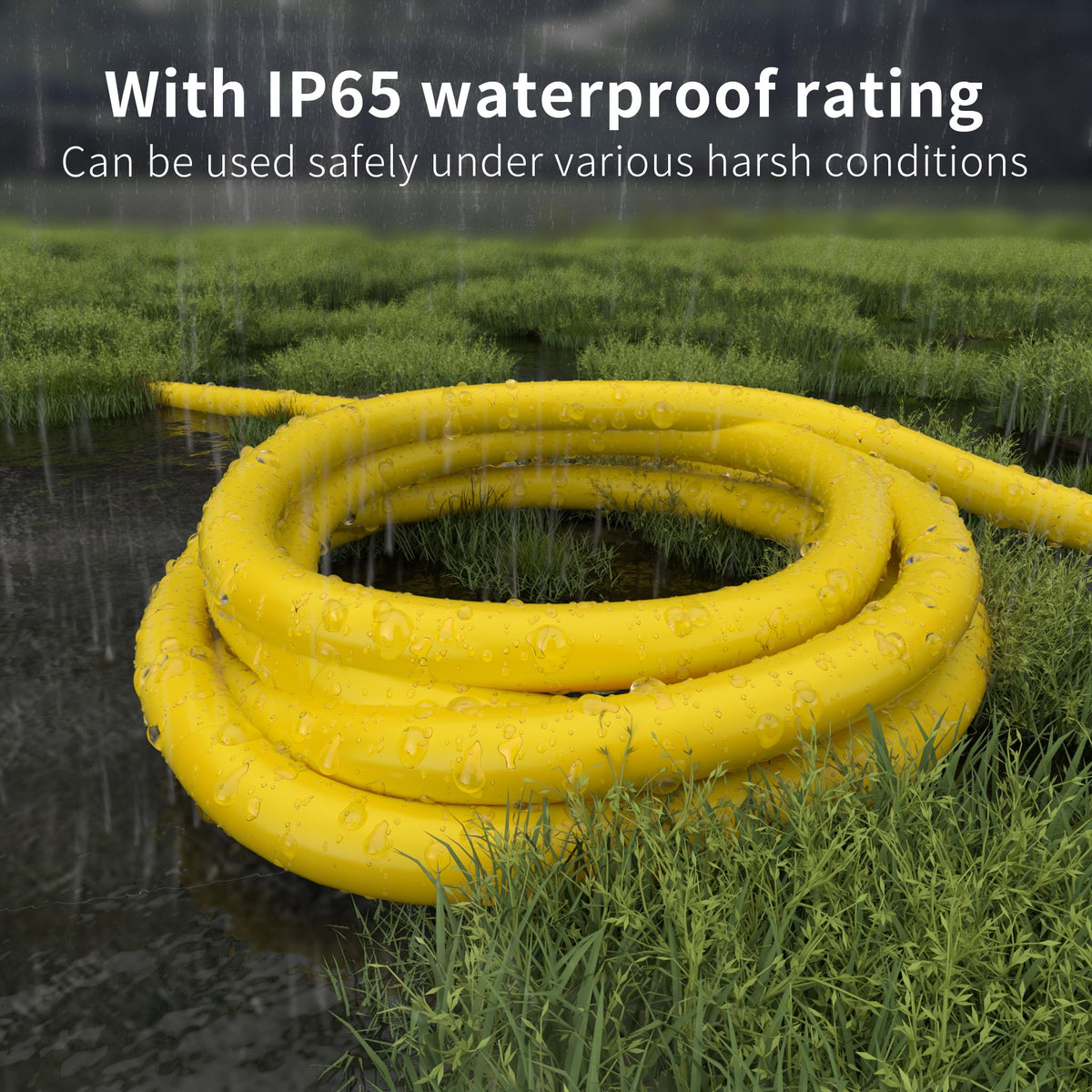 12/3 Gauge Heavy Duty Outdoor Extension Cord 100 FT Waterproof L663909