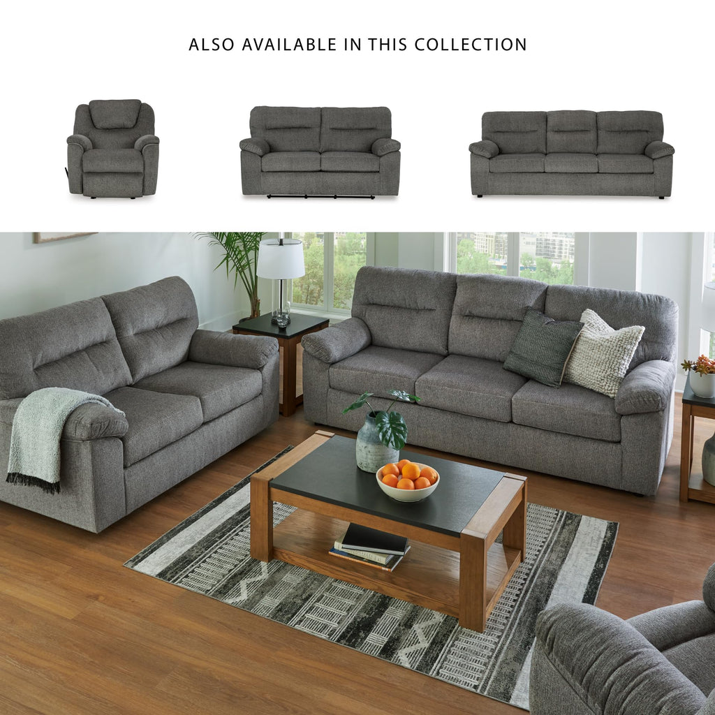 Light Gray Glider Loveseat O4419