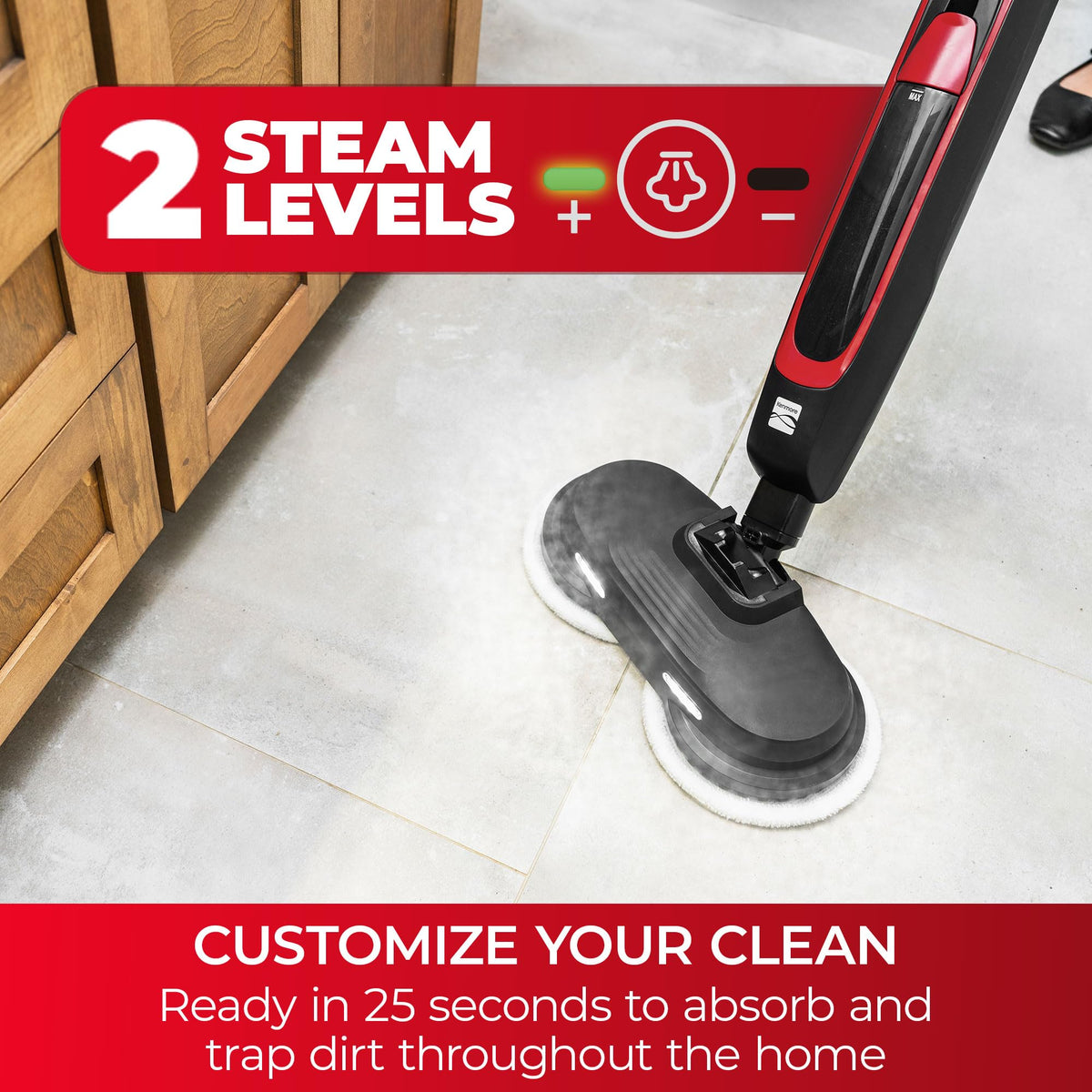 Corded Steam Spin Mop M3273