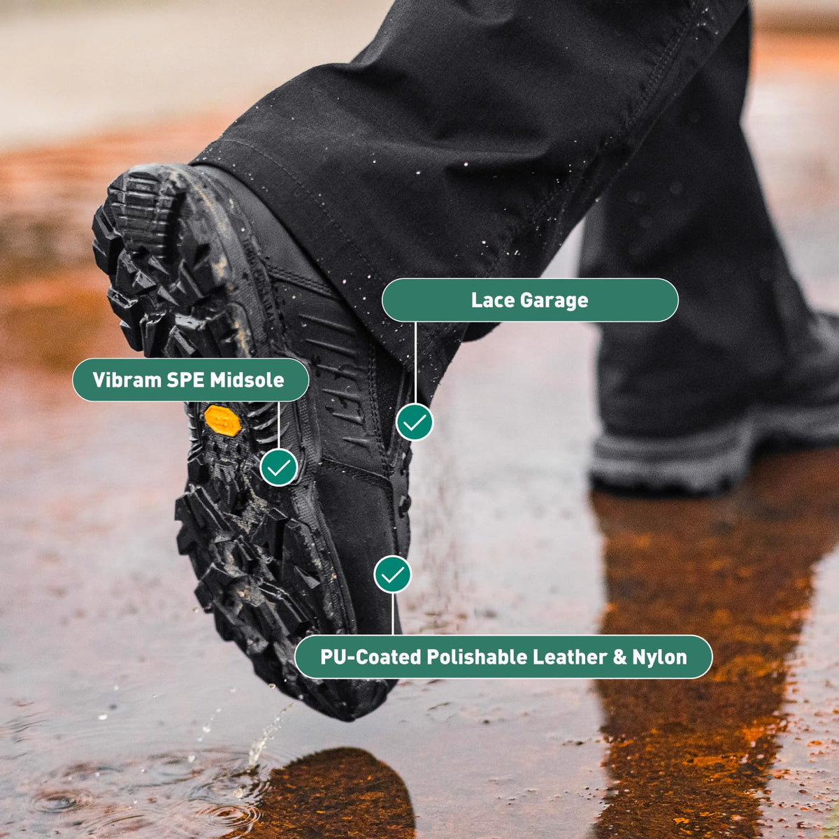 Waterproof Side-Zip Boots M75865