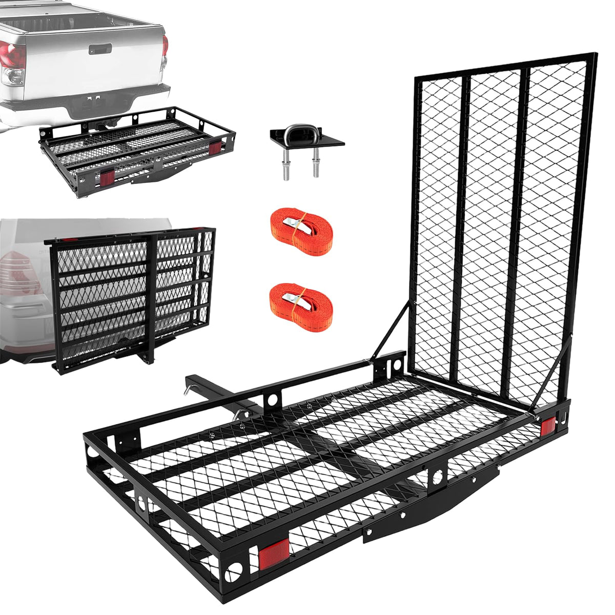 Hitch Cargo Carrier with Ramp L3806