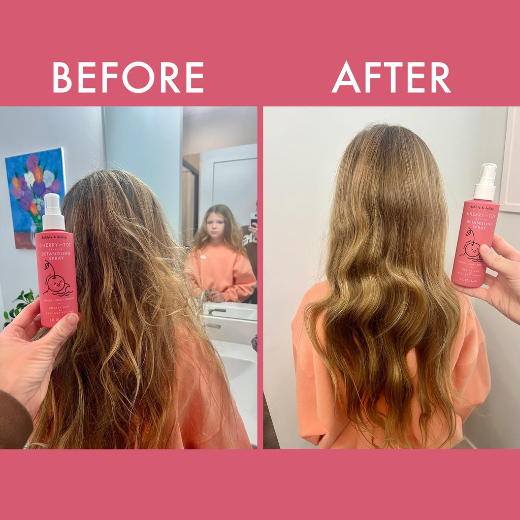 Kids Hair Conditioner & Leave-In Detangler Spray 2-Pack T607520