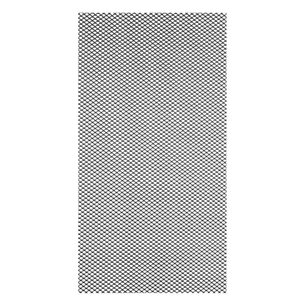 40" x 13" Black Aluminum Diamond Hole Mesh Sheet A6562