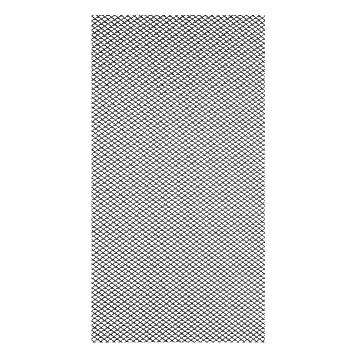 40" x 13" Black Aluminum Diamond Hole Mesh Sheet A6562