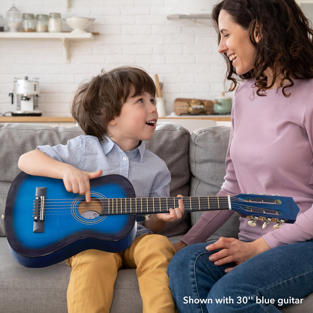 30-inch Kids Acoustic Guitar Beginner Kit with Gig Bag I865