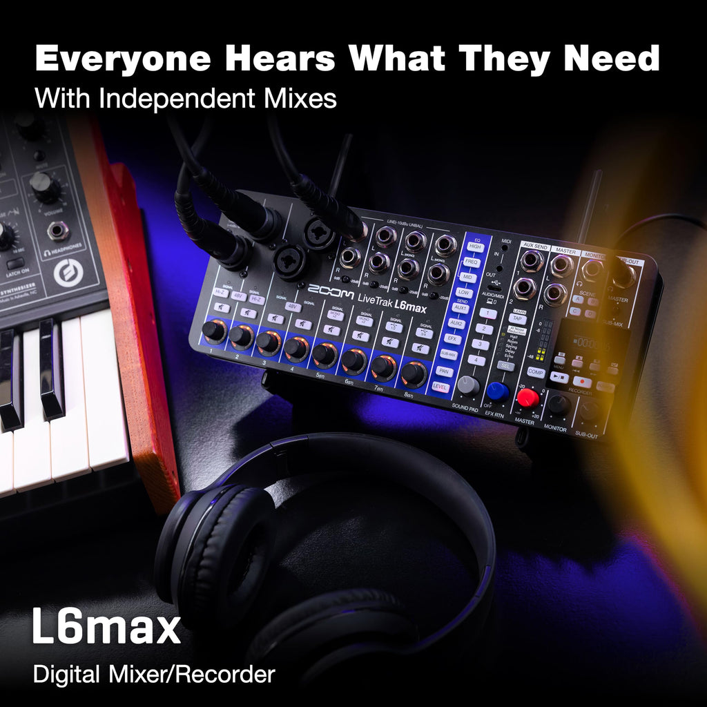 LiveTrak L6max Mixer/Recorder V4332