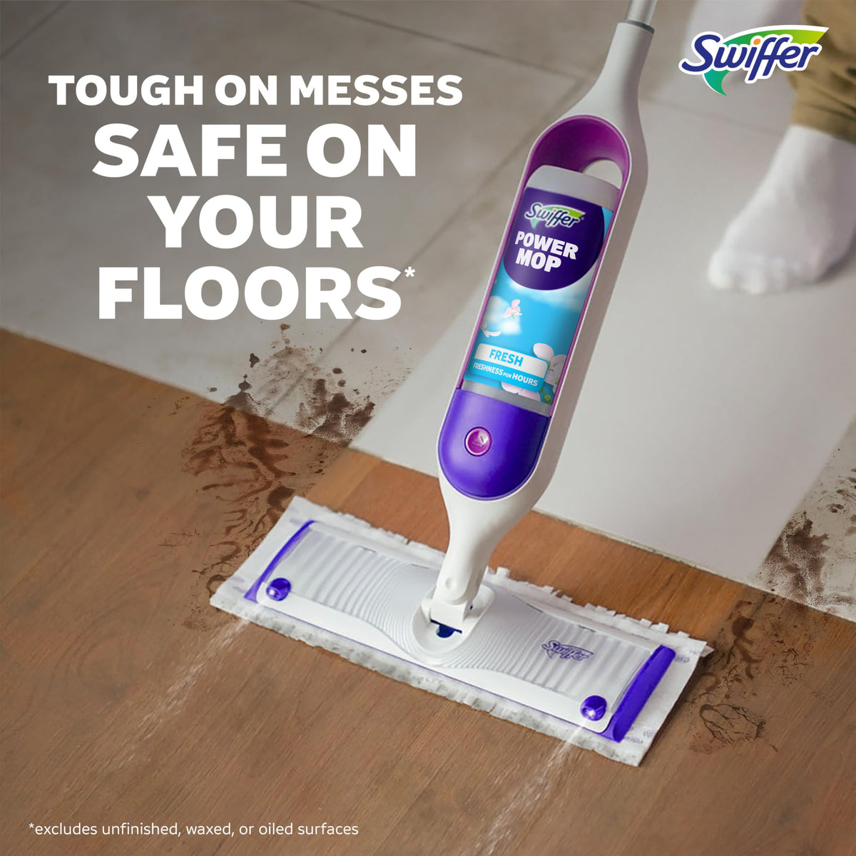 PowerMop Mopping Kit, Multi-Surface and Wood P752890