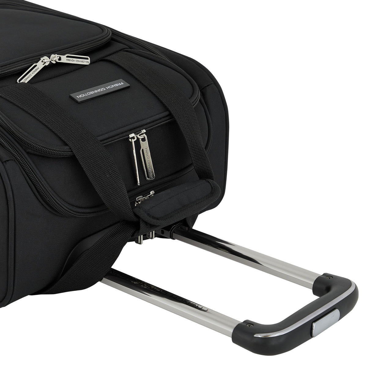16" Underseat Carry-On Luggage with USB/USB-C Ports, Black Q115